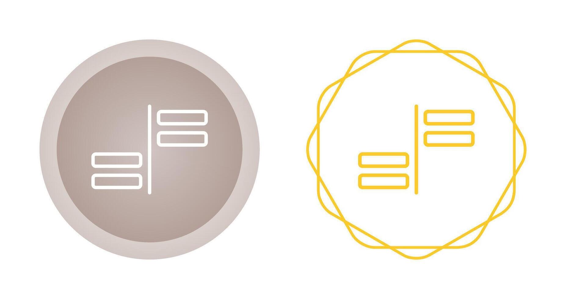 Horizontal Alignment Vector Icon