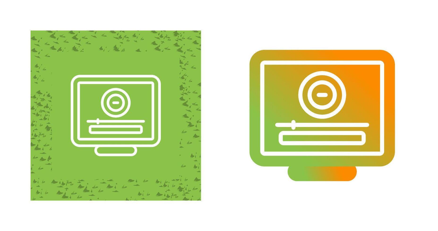 Desktop Computer Vector Icon