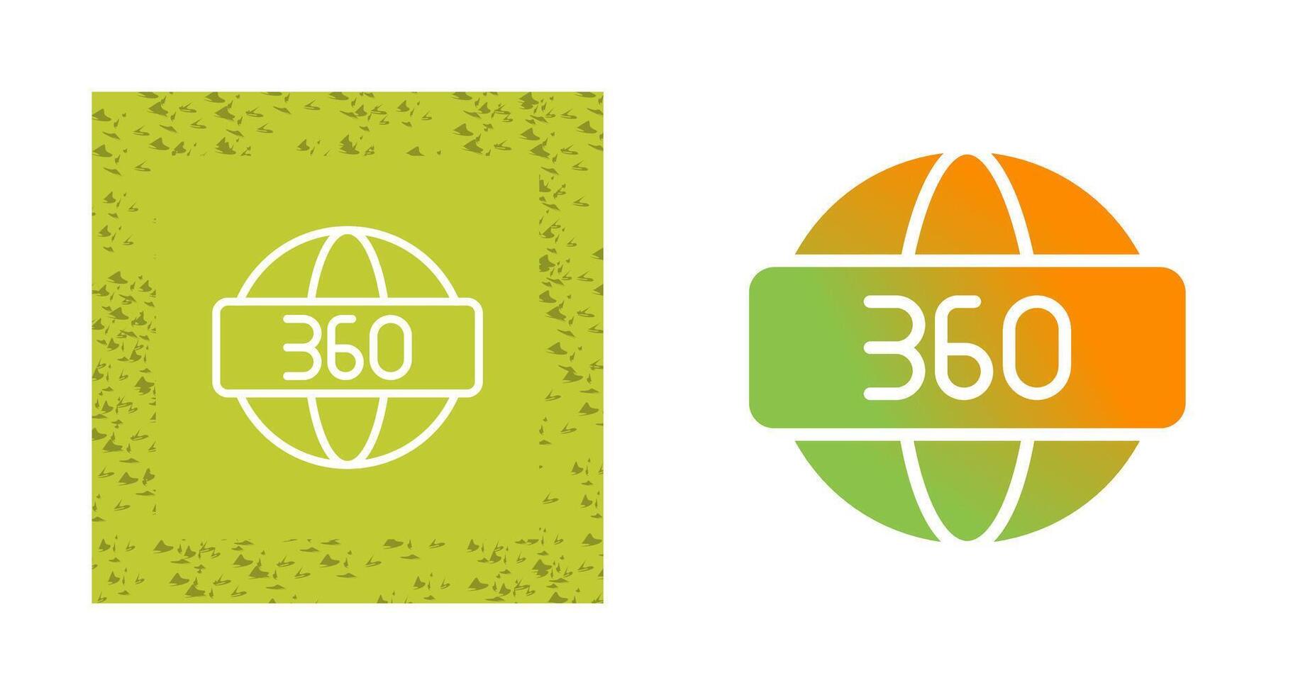 360 Degrees Vector Icon