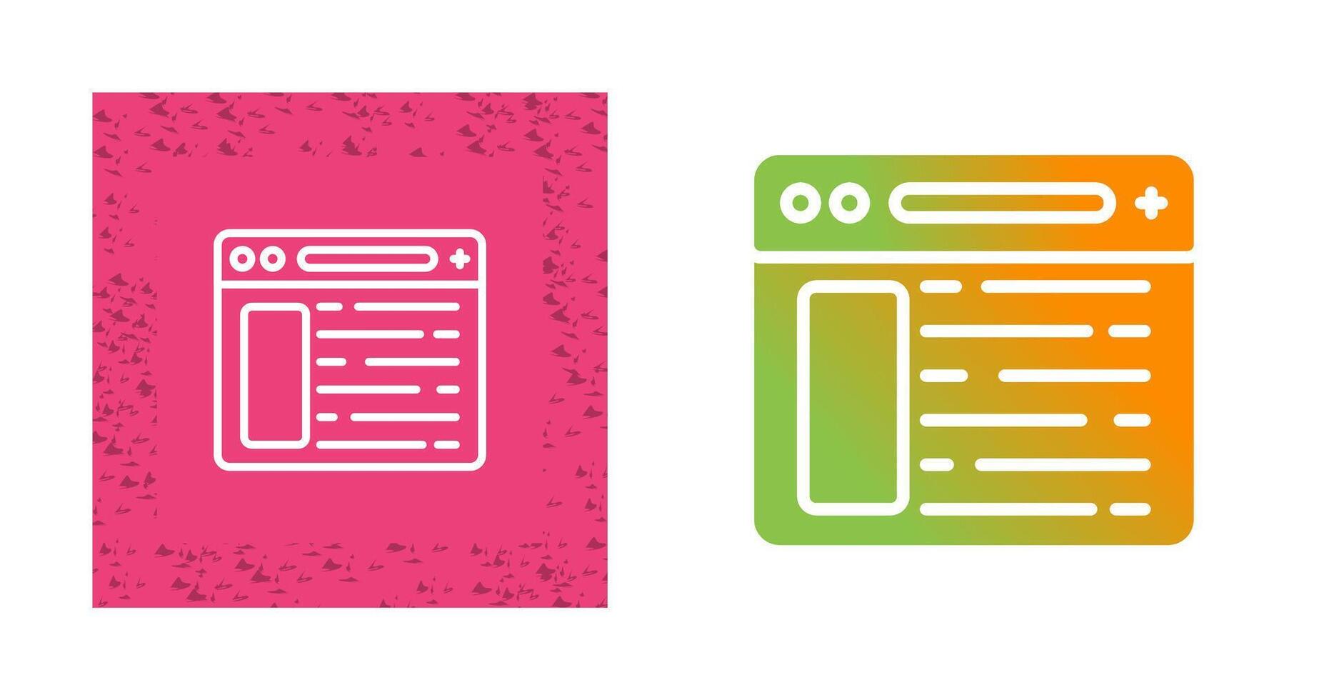 Browser Vector Icon