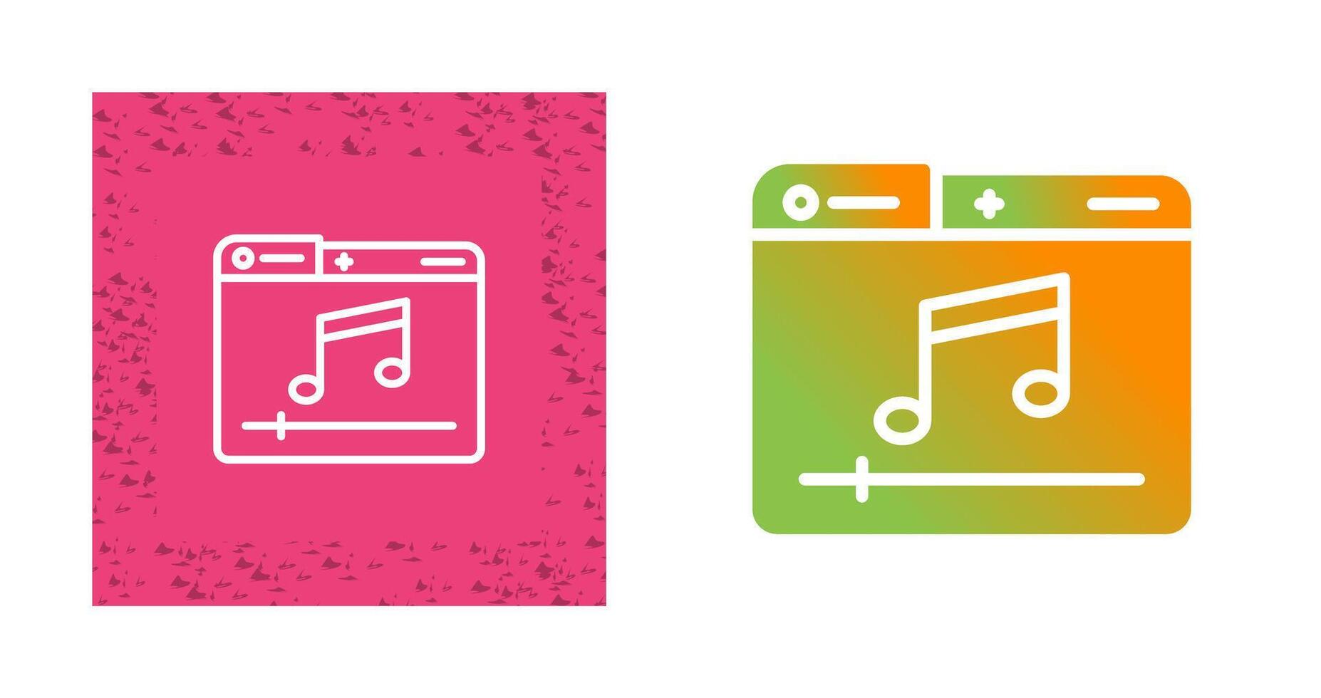 Music Player Vector Icon