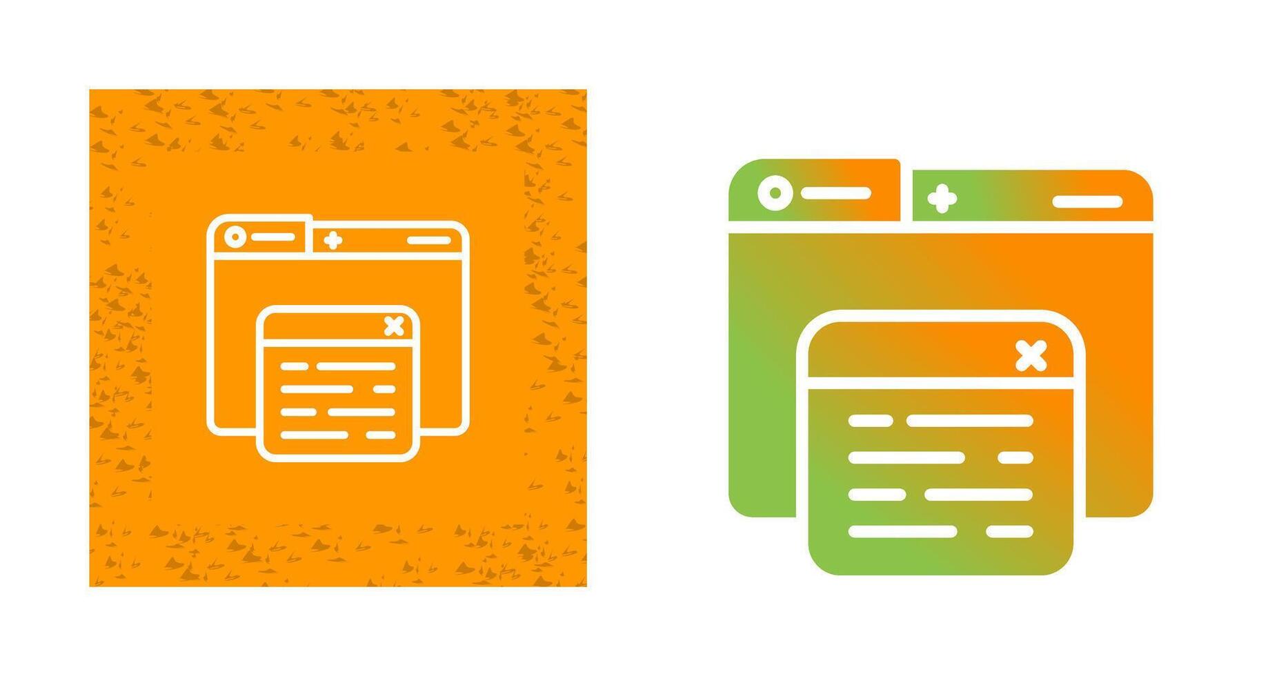 Pop Up Vector Icon