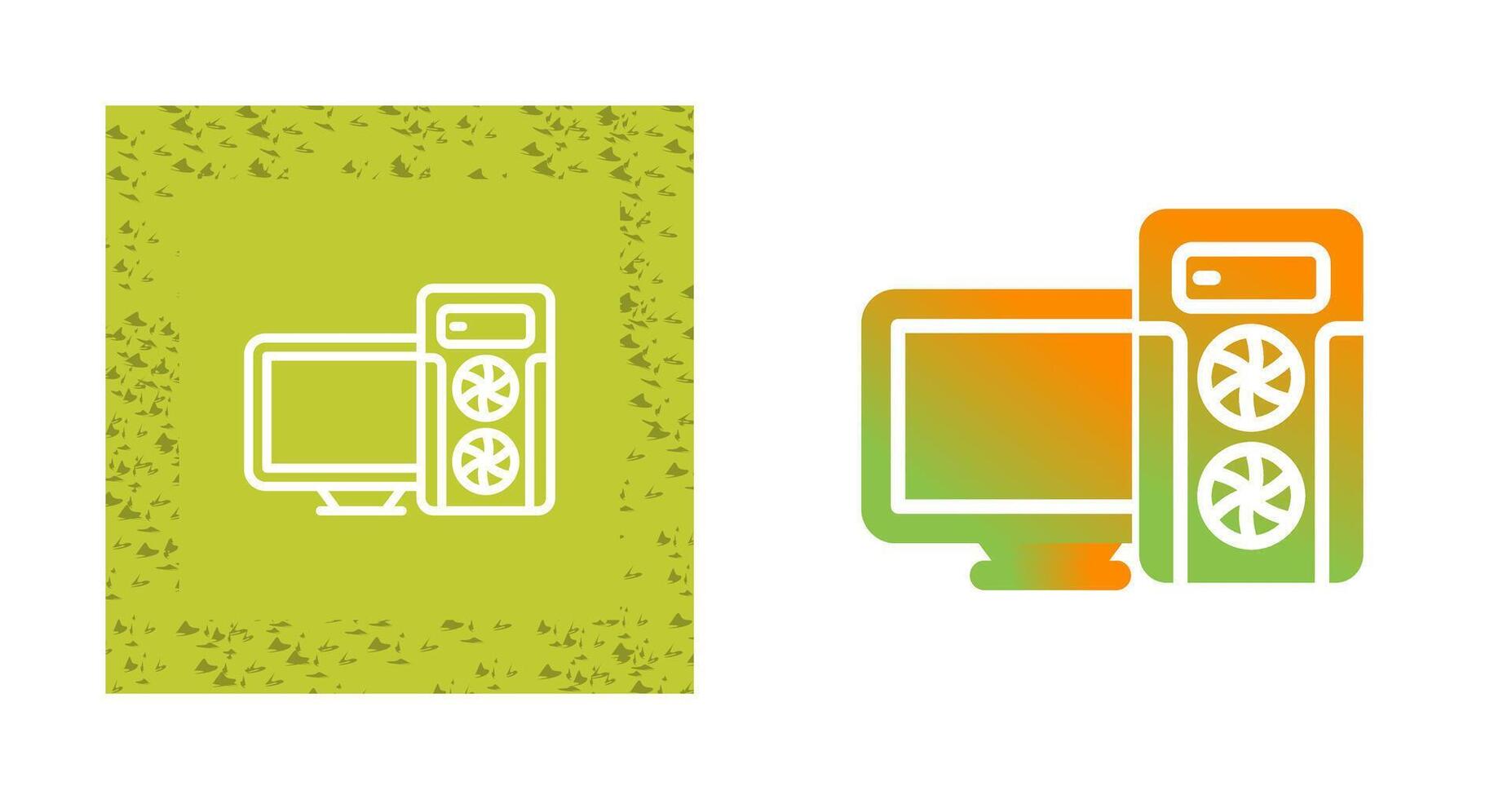 Gaming Pc Vector Icon