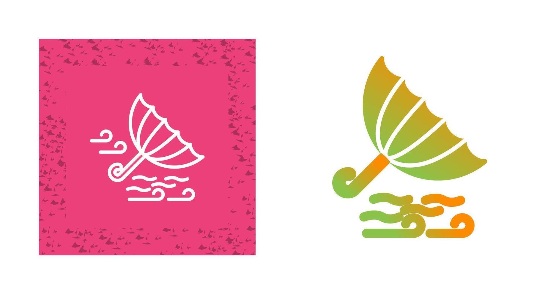 Windy Weather Vector Icon