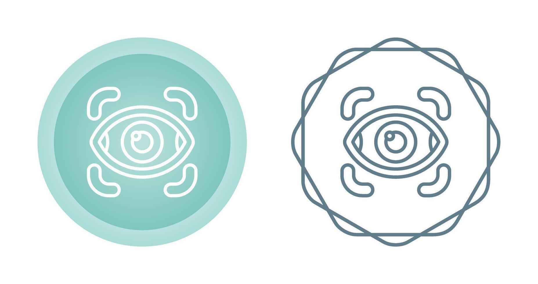 Retinal Scanner Vector Icon