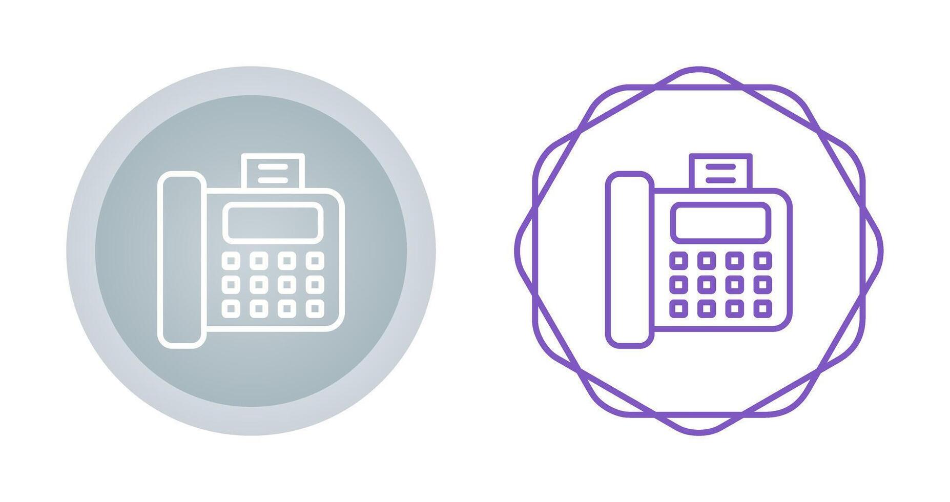 Fax Machine Vector Icon