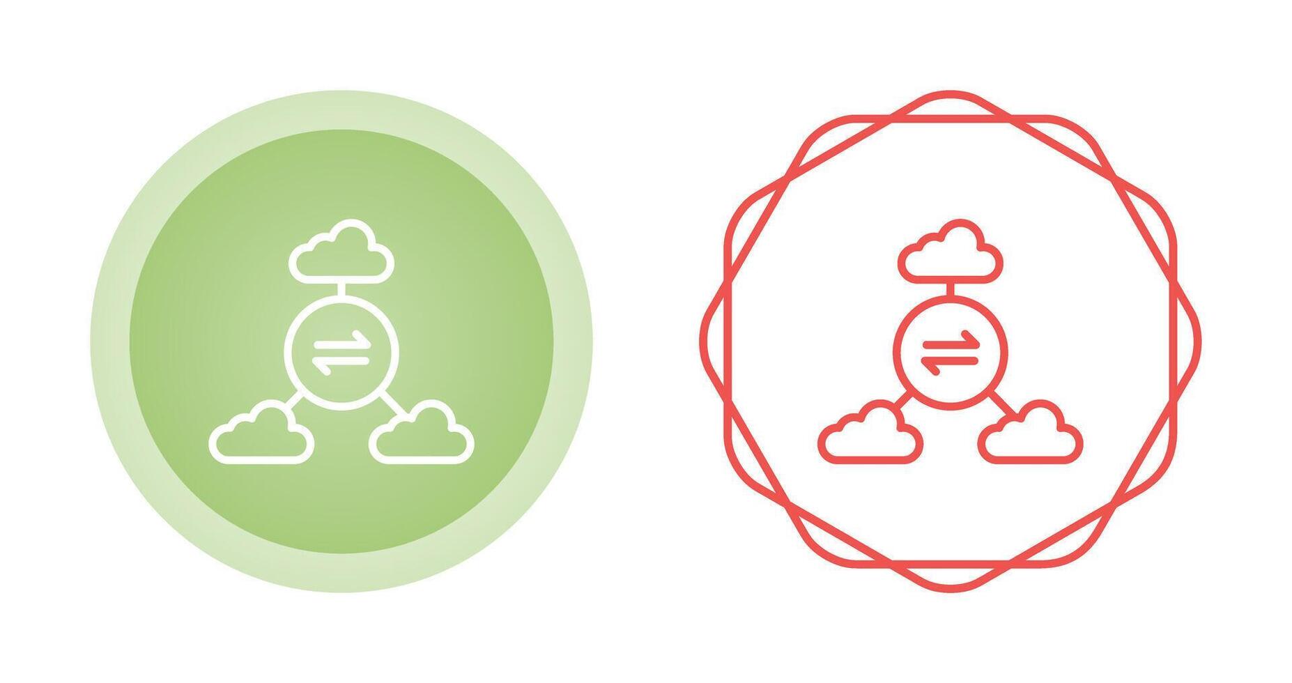 Multi-Cloud Vector Icon
