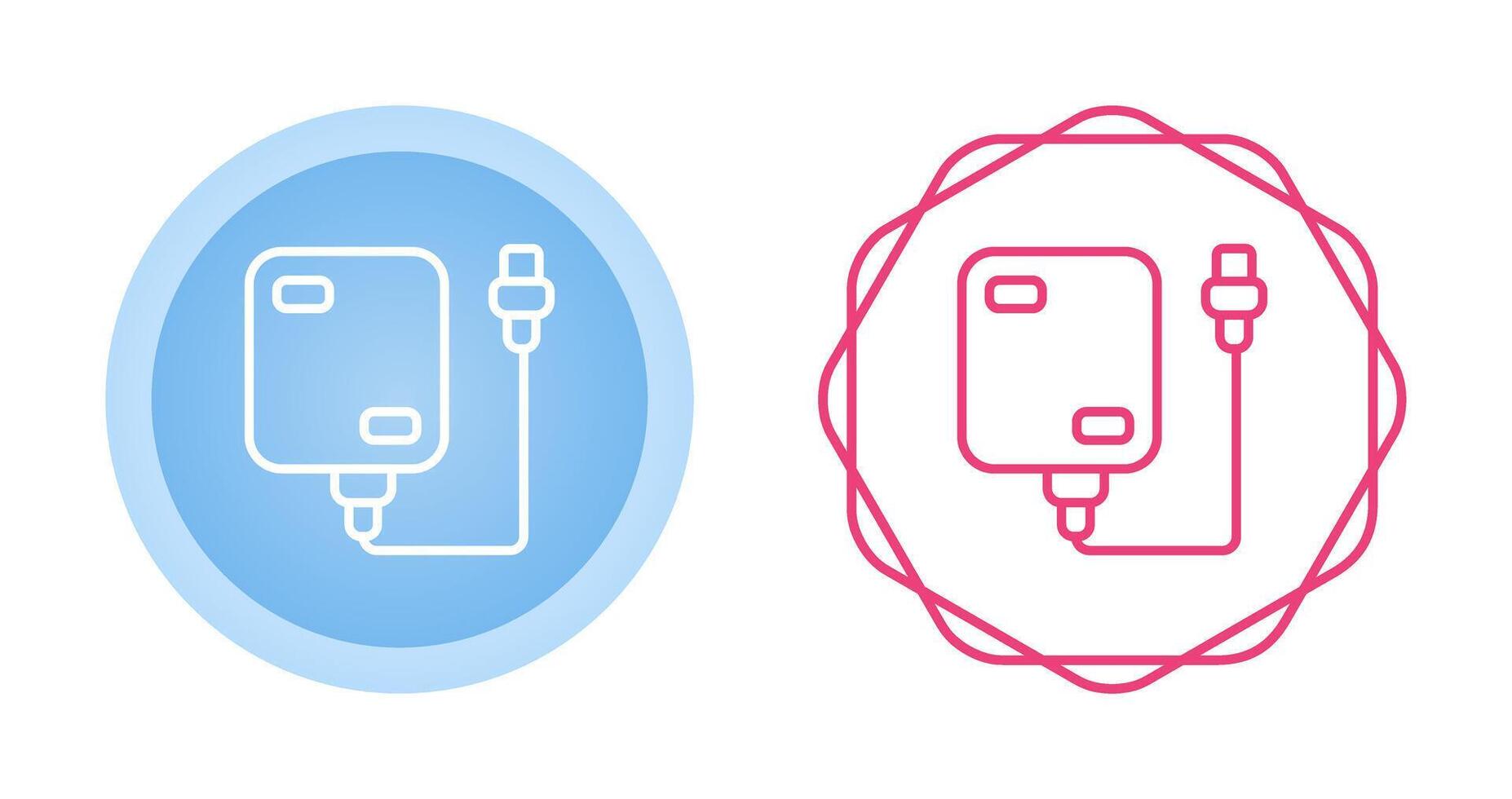 Portable Hard Drive Vector Icon