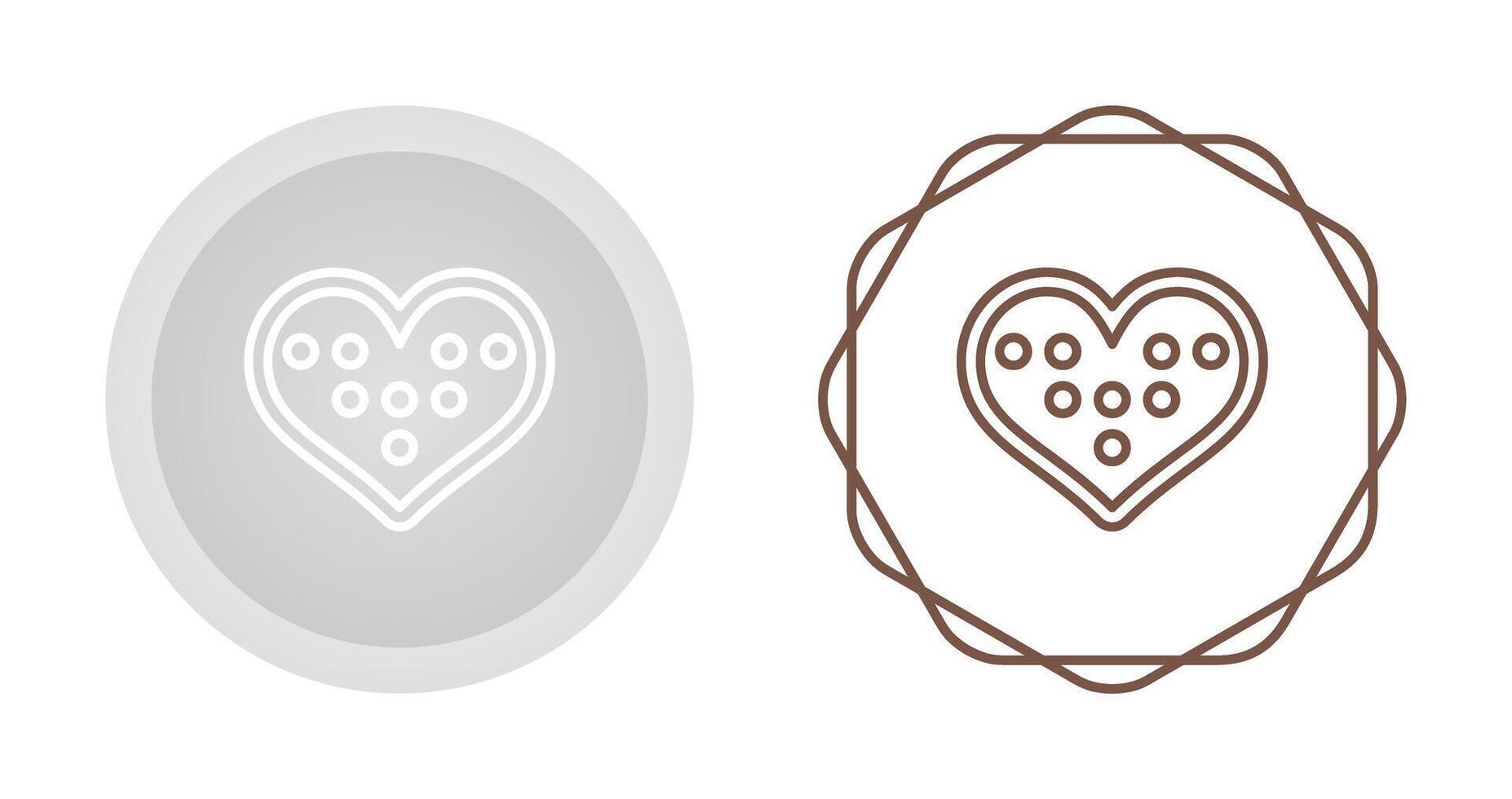 chocolates en corazón caja vector icono