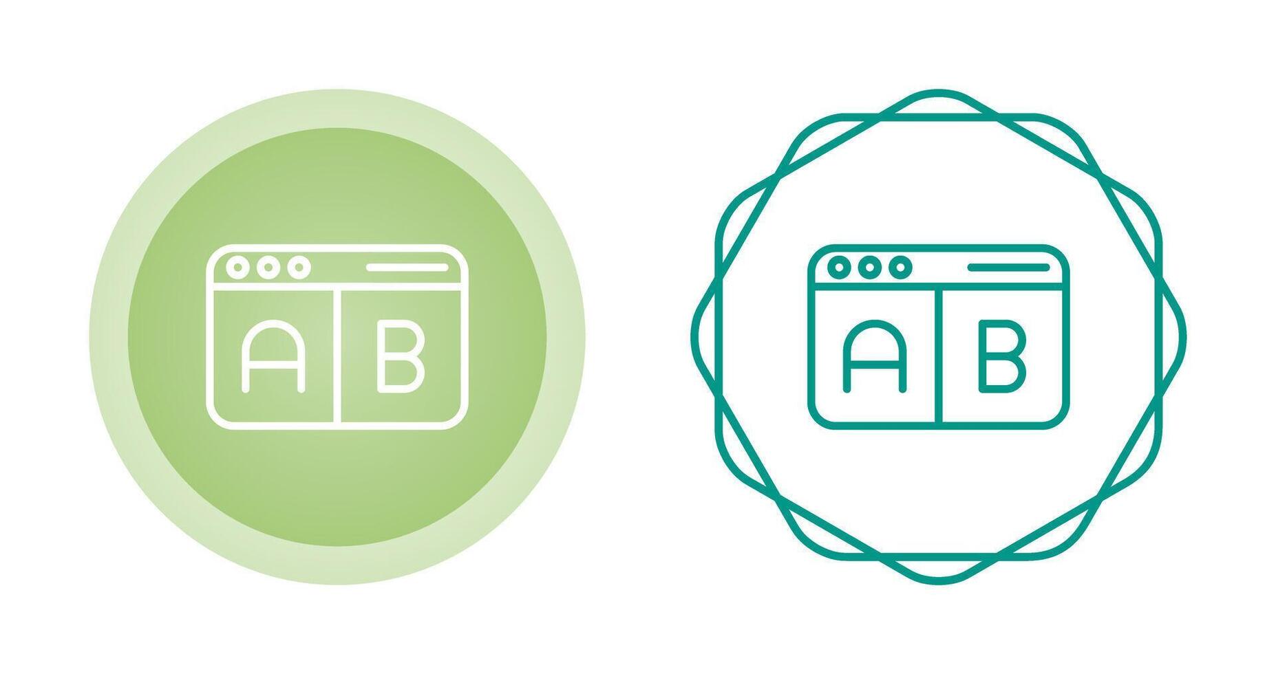 Multivariate Testing Vector Icon