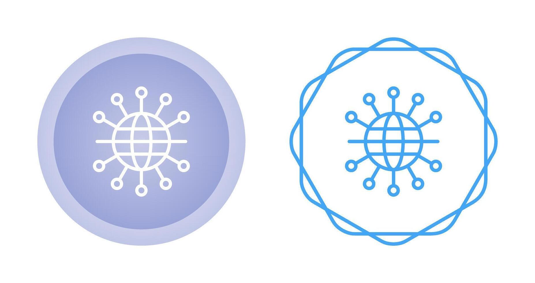 Network Topology Vector Icon