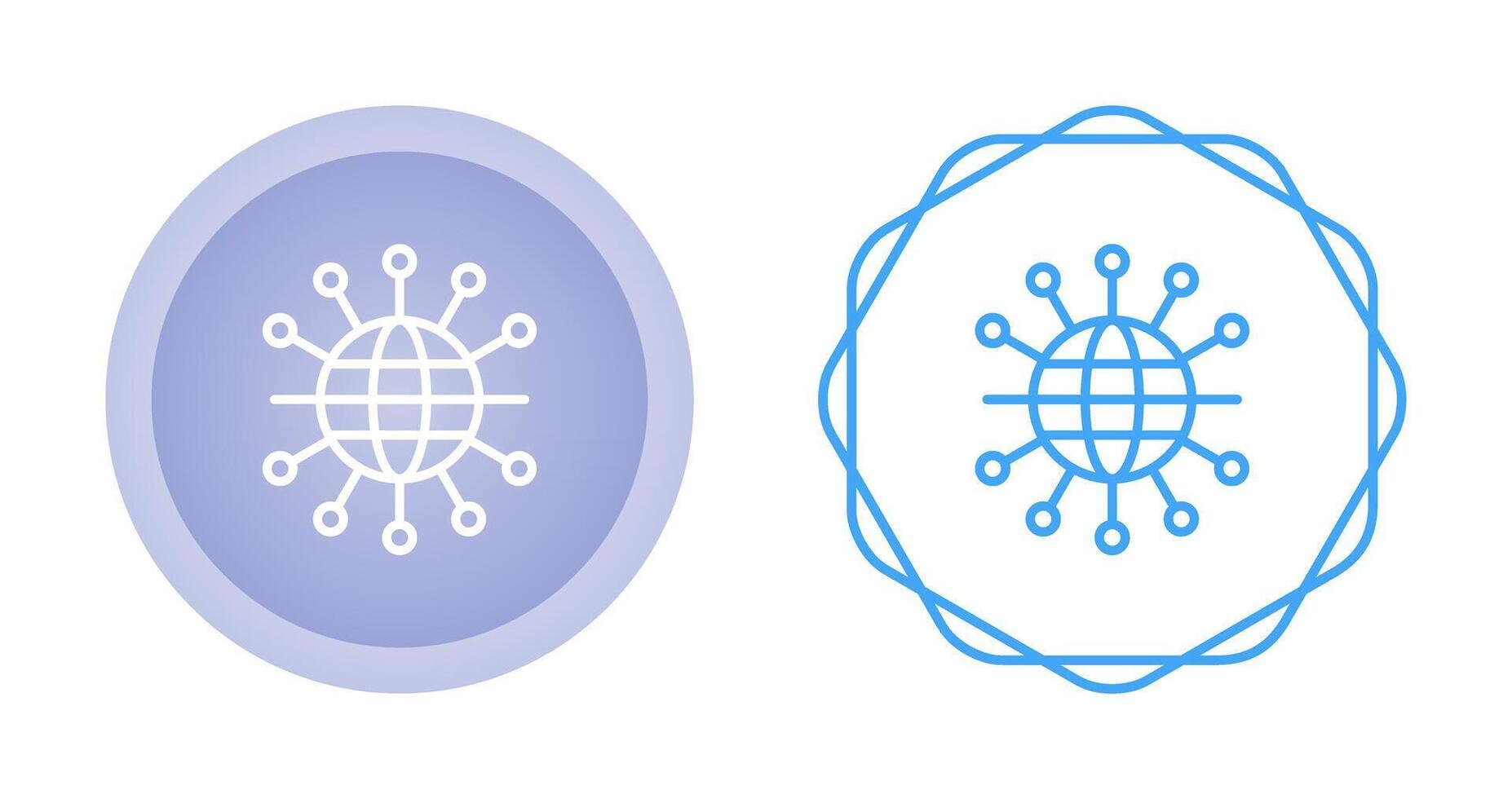 Network Topology Vector Icon