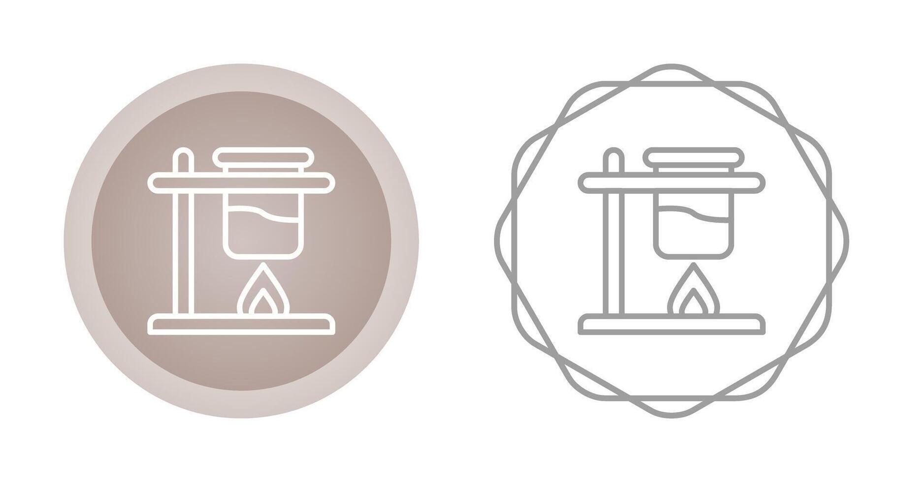 Bunsen Burner Vector Icon
