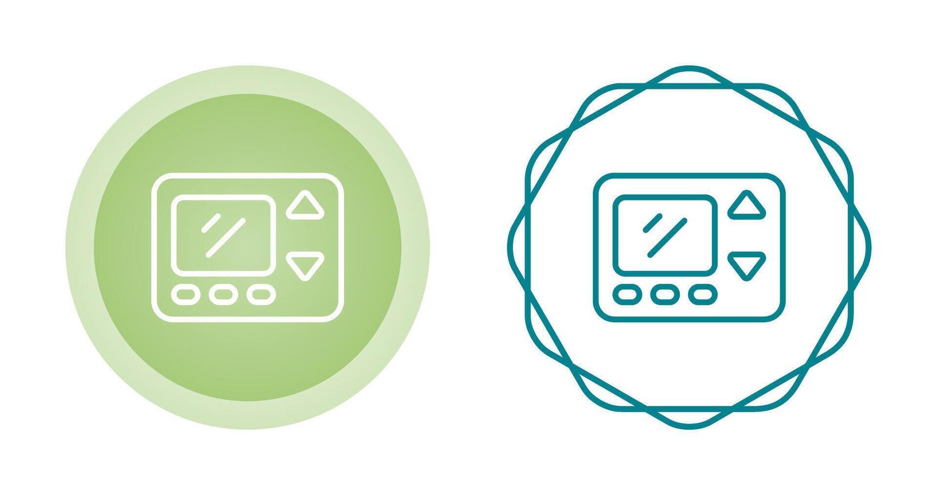 Smart Thermostat Vector Icon