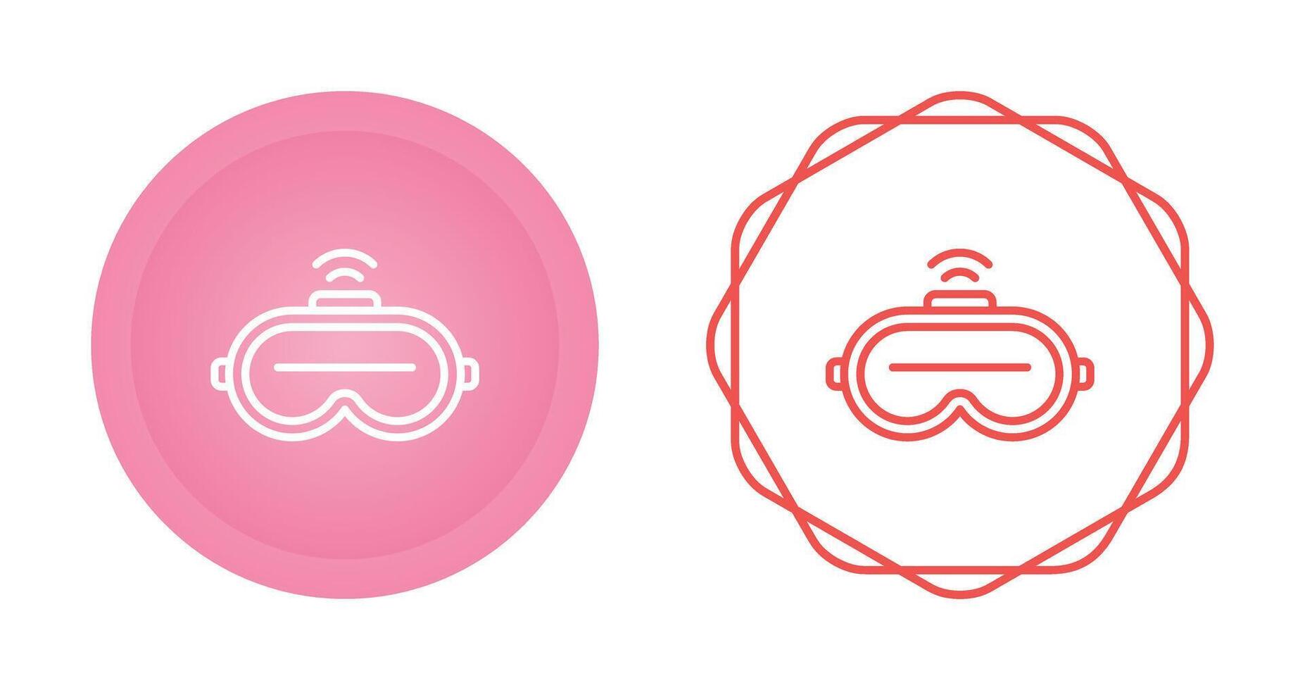 Augmented Reality Headset Vector Icon
