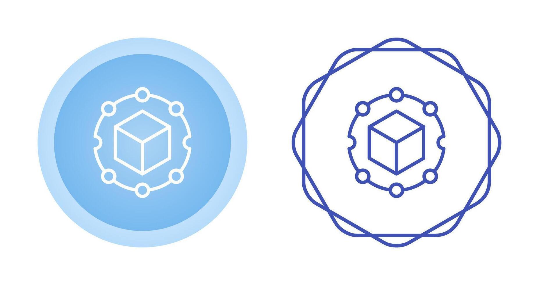 Blockchain Analytics Vector Icon