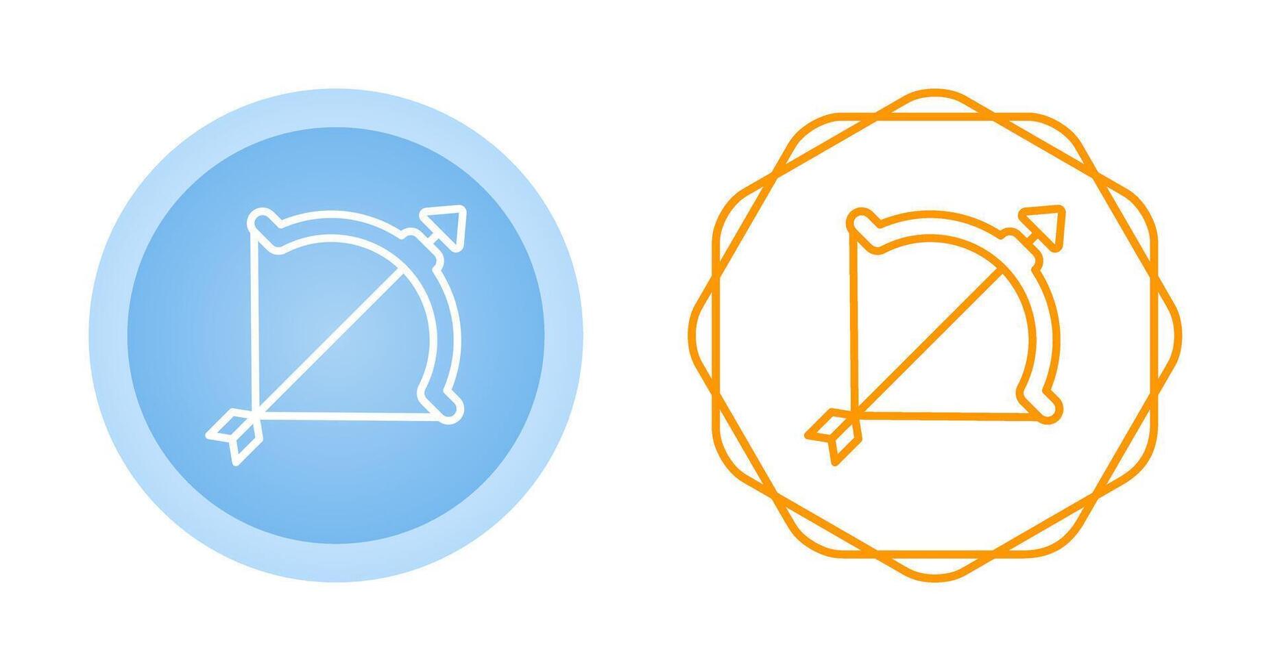 Bow and arrow Vector Icon