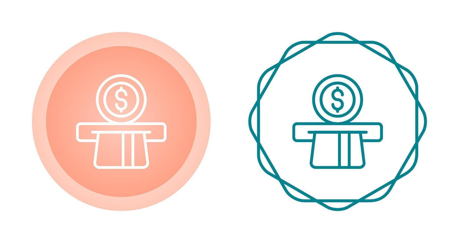 Automated Teller Machine Vector Icon