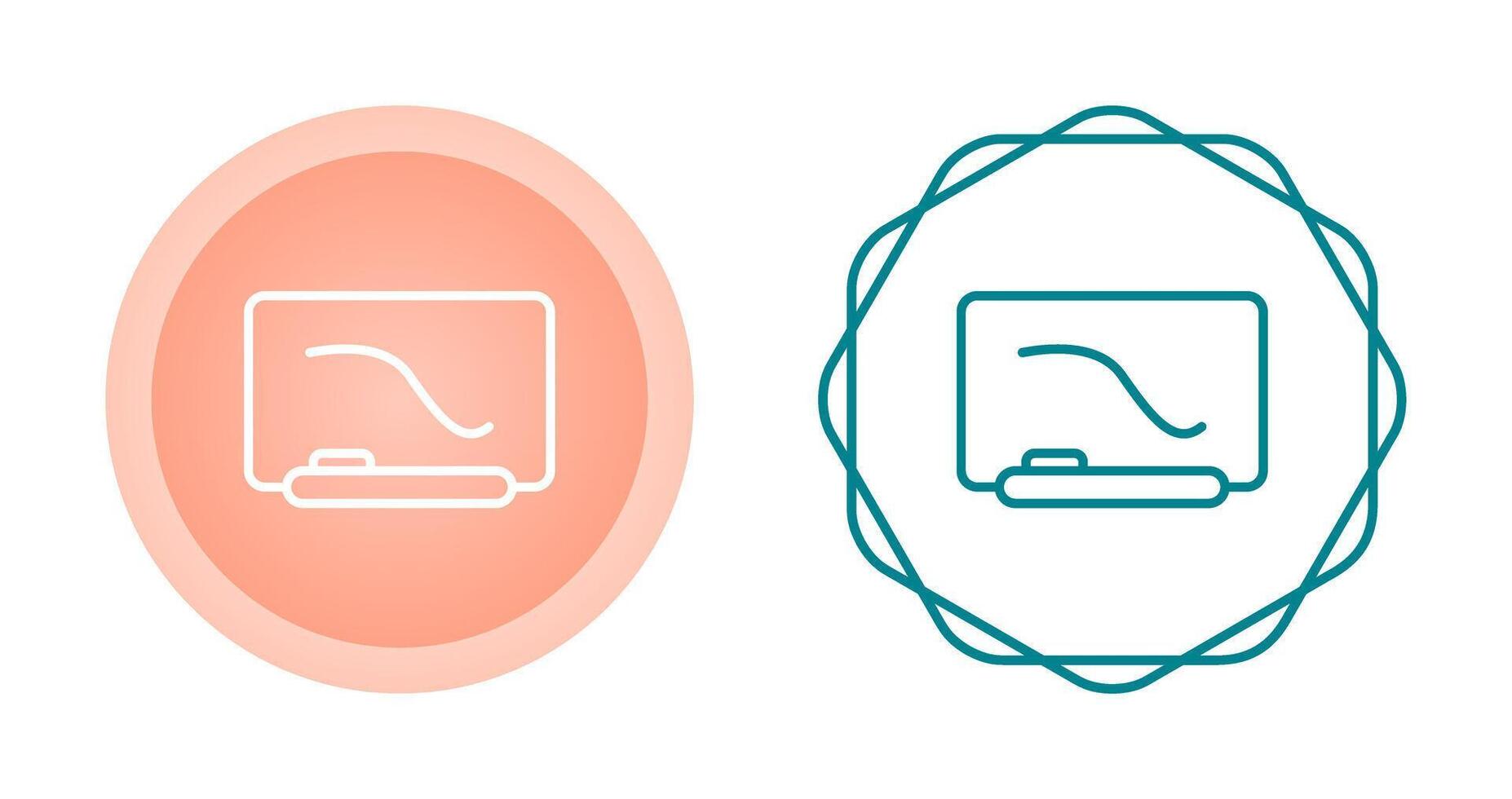 Interactive Whiteboard Vector Icon
