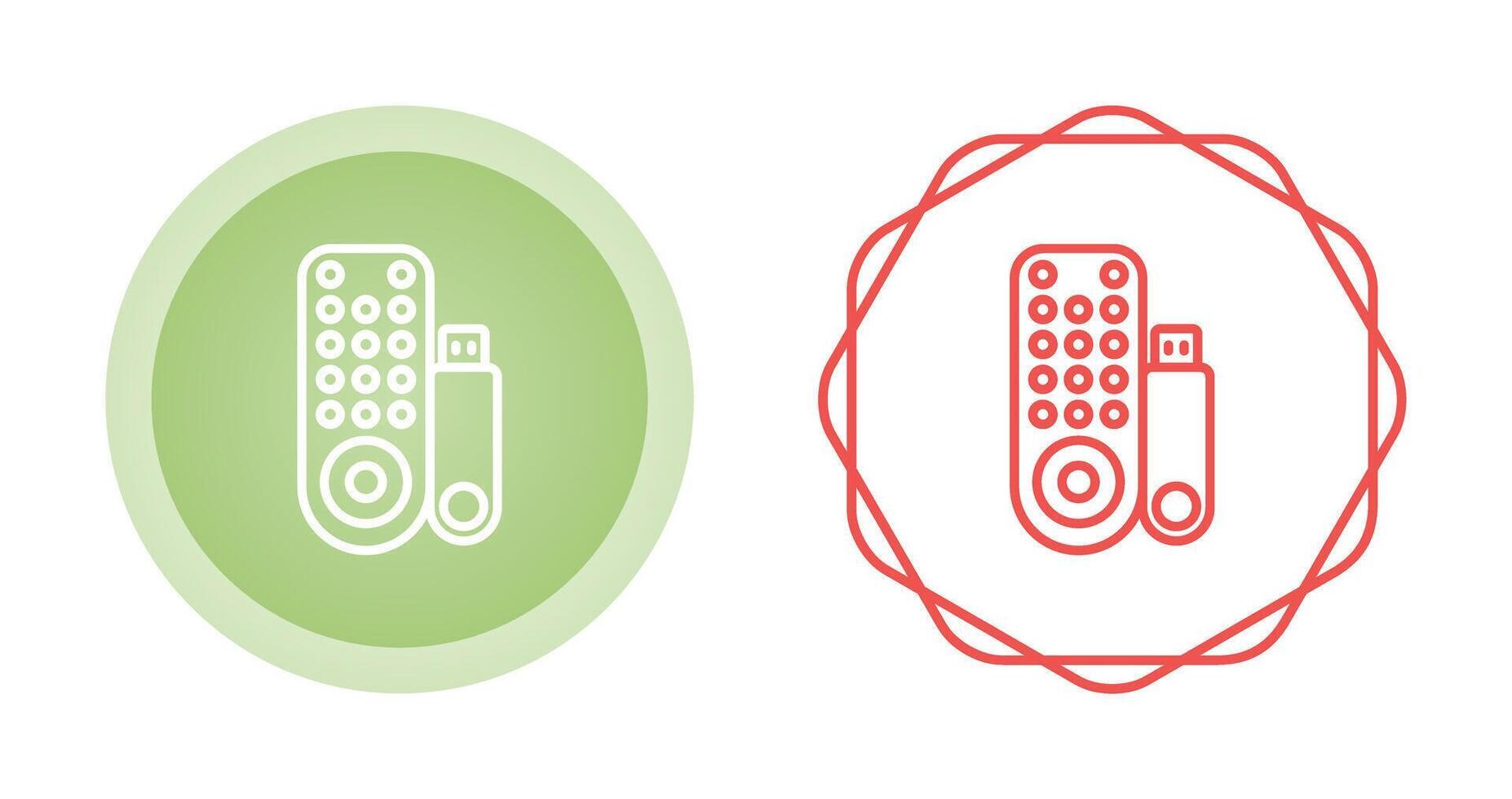 Streaming Stick Vector Icon