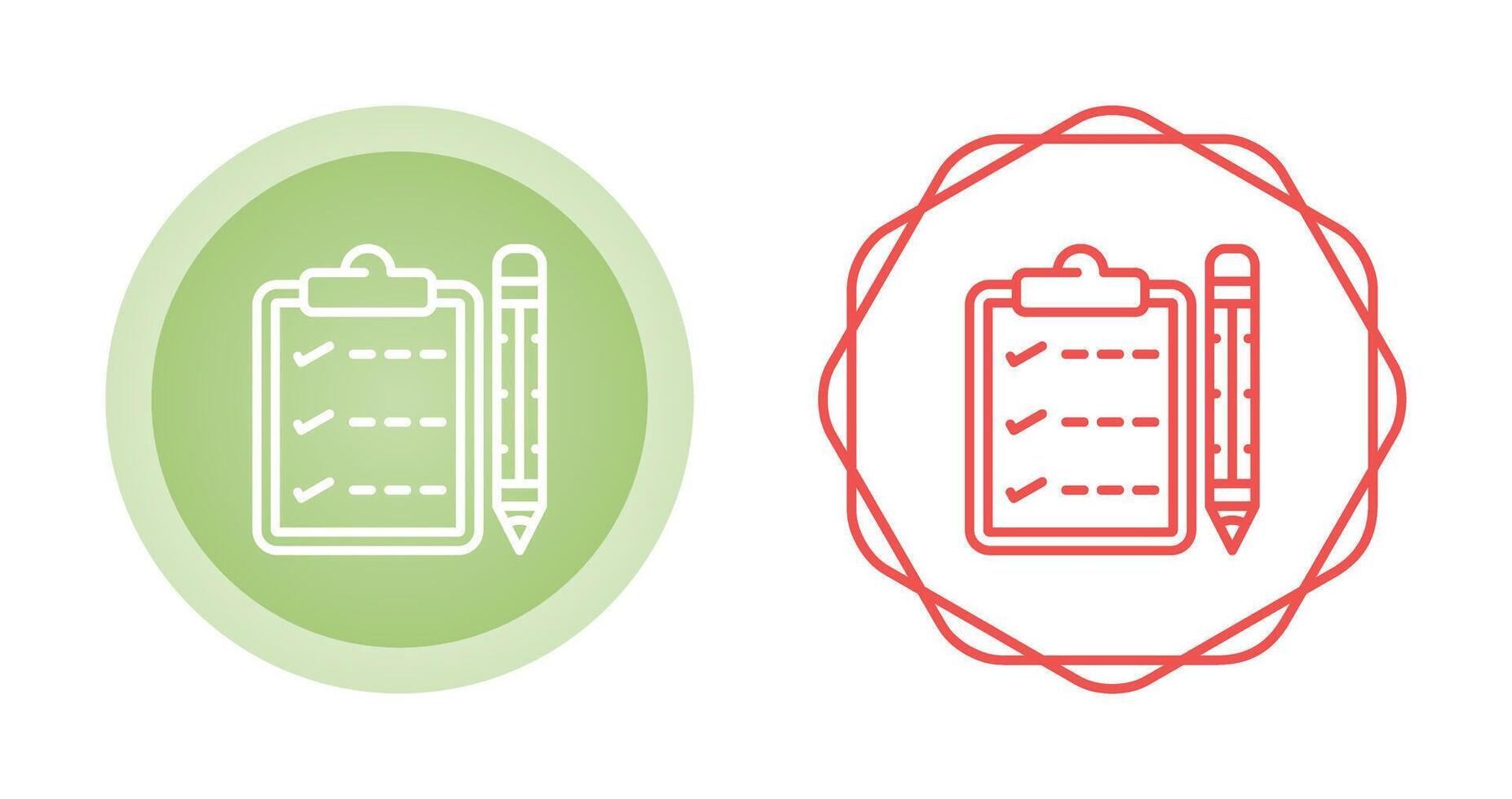 Writing pad Vector Icon