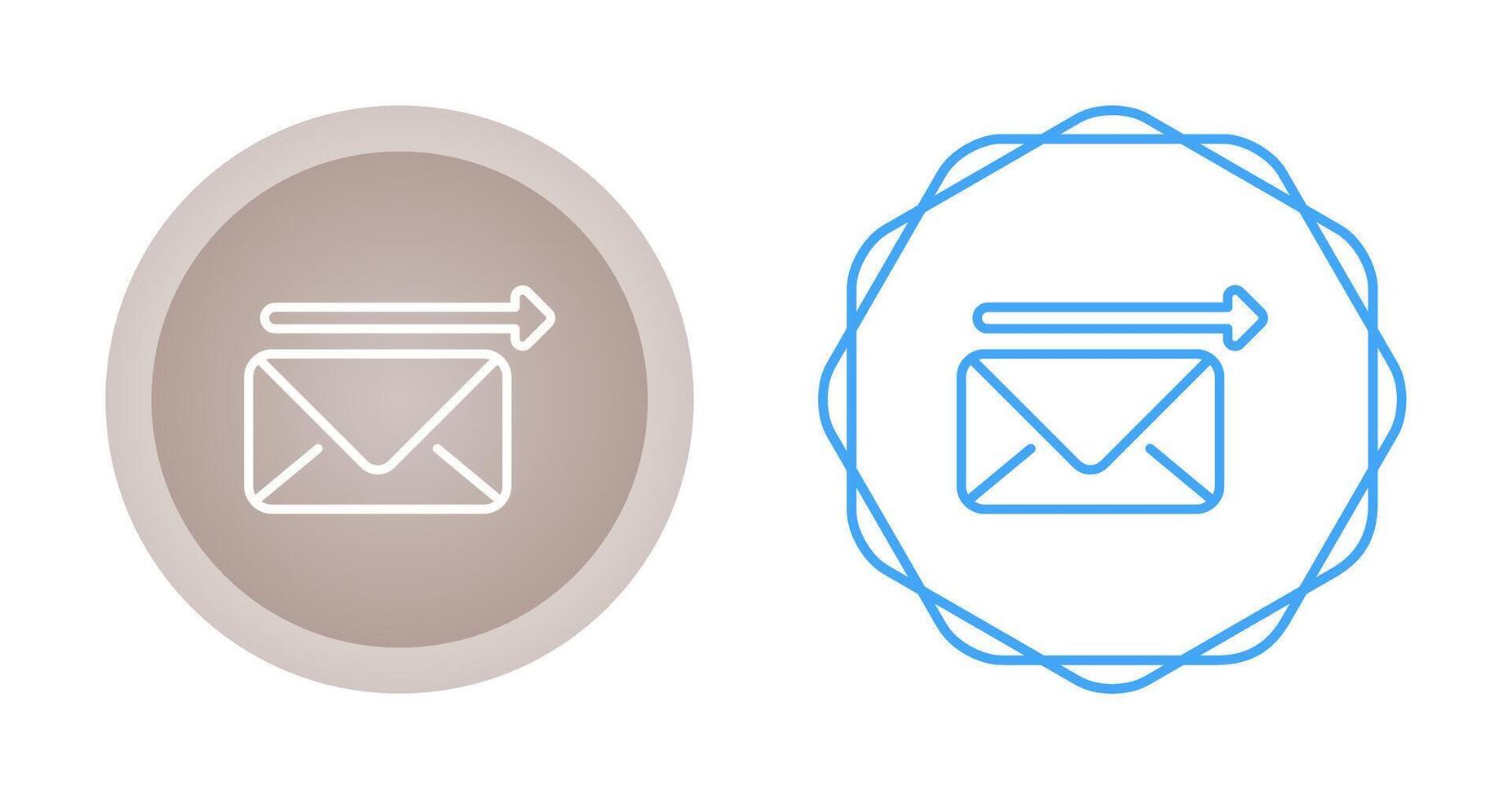 Envelope with arrow Vector Icon