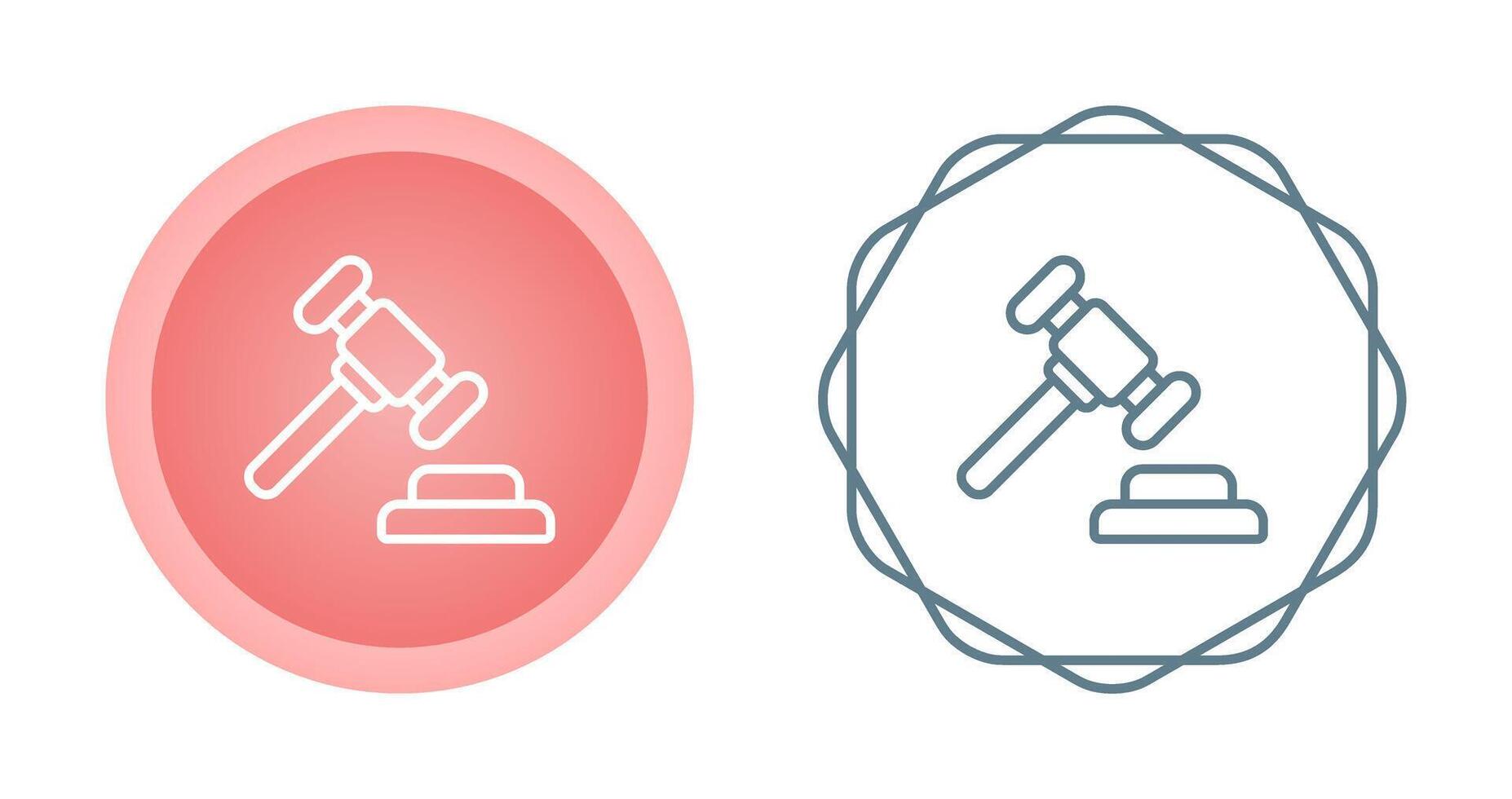 Gavel Vector Icon