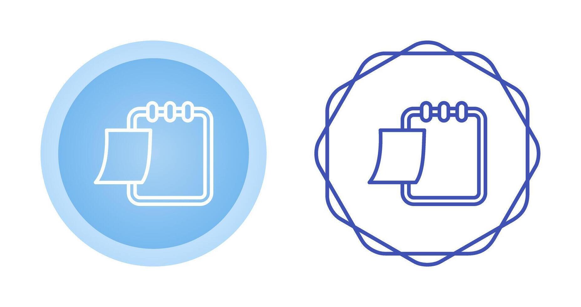 Writing pad Vector Icon