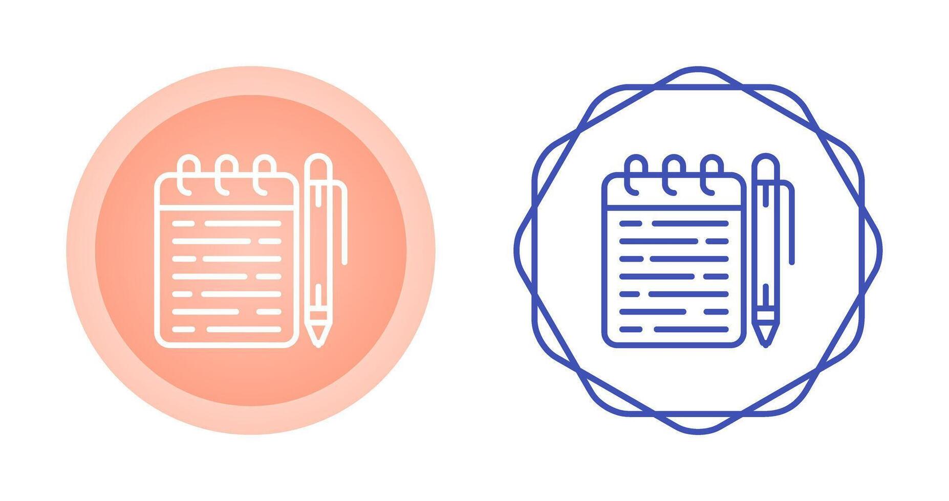 Memo pad Vector Icon
