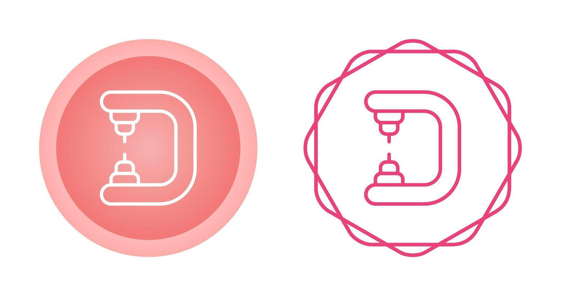 Drill press Vector Icon