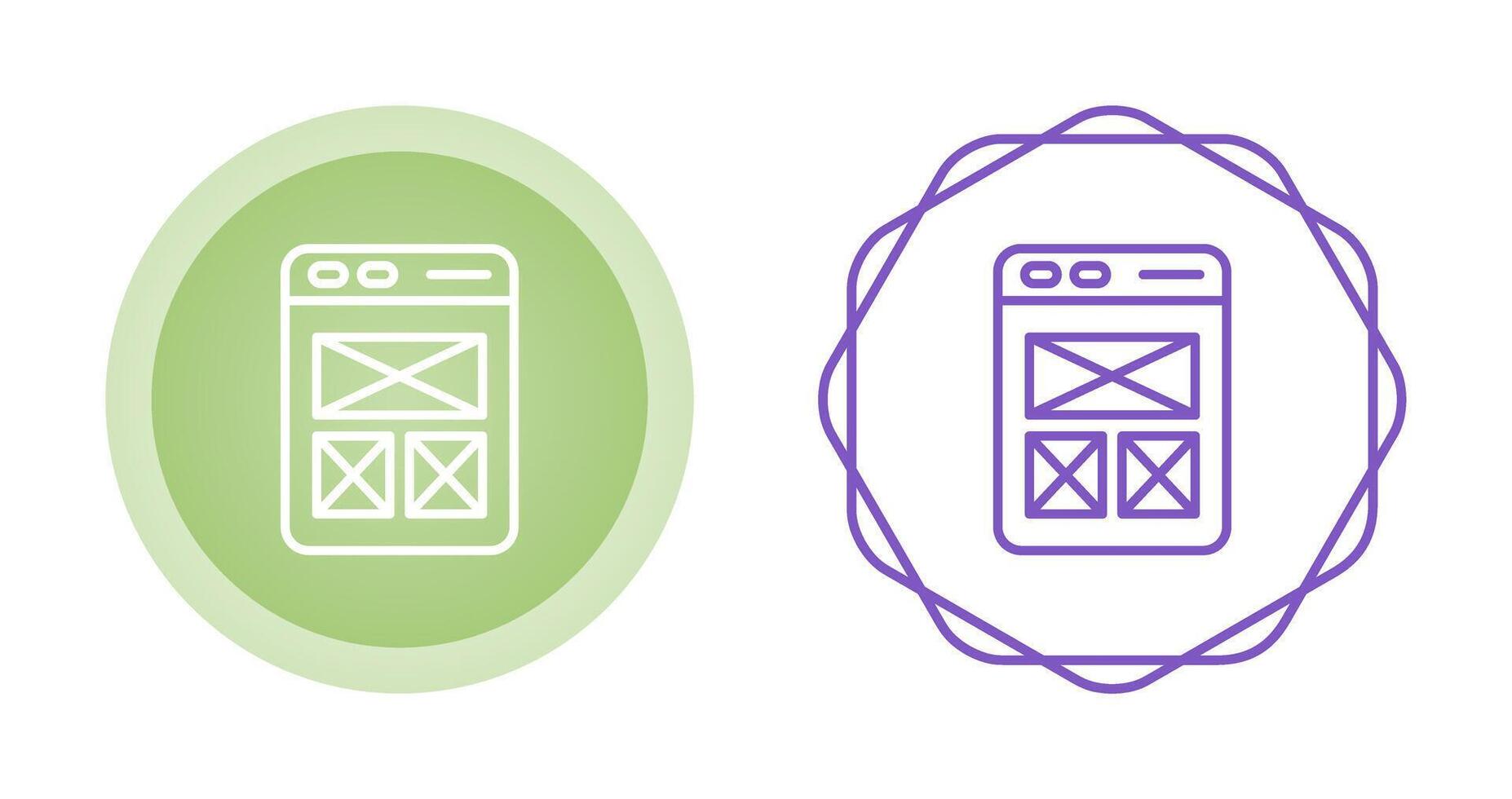 Wireframing Vector Icon