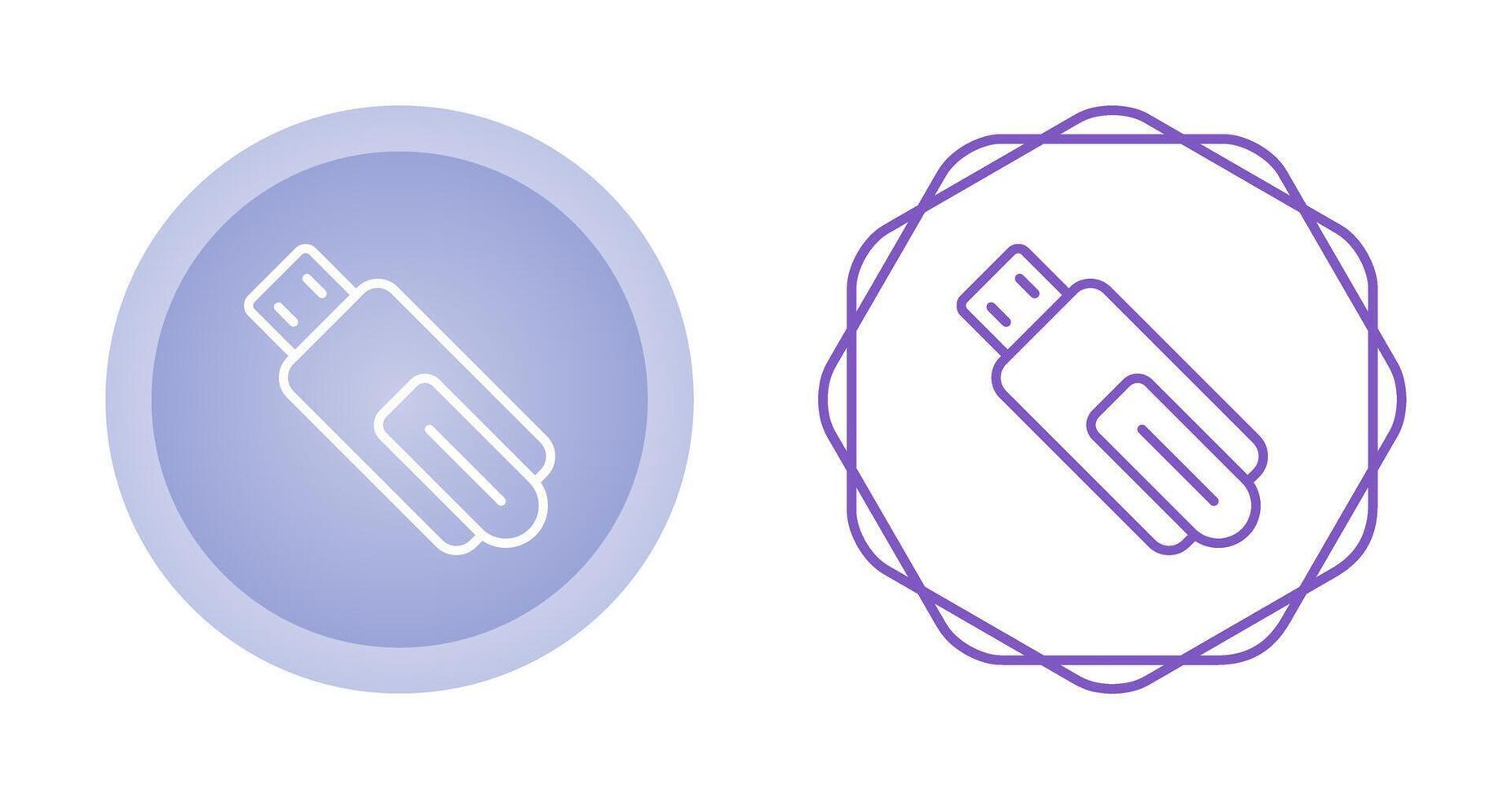 USB Flash Drive Vector Icon