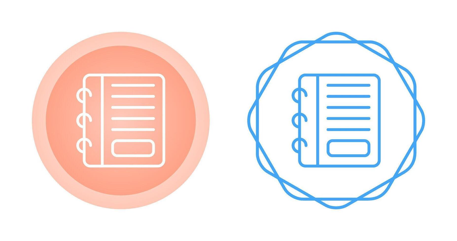 Notepad Vector Icon