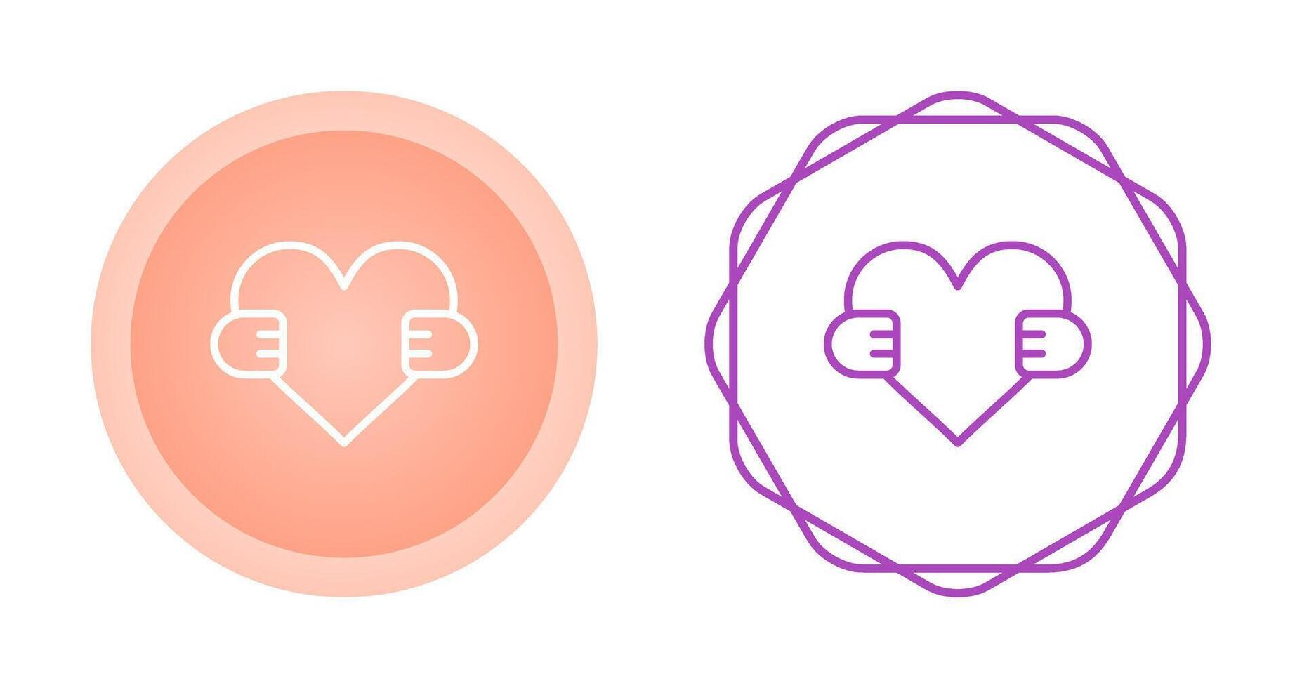 Hand Holding Heart Vector Icon