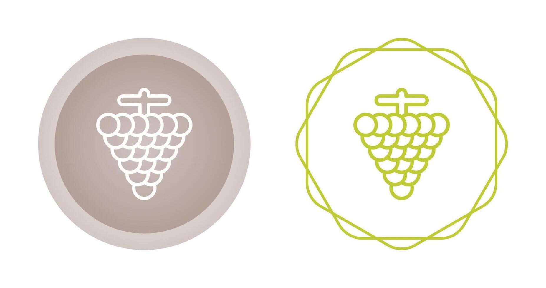 Grapes Vector Icon