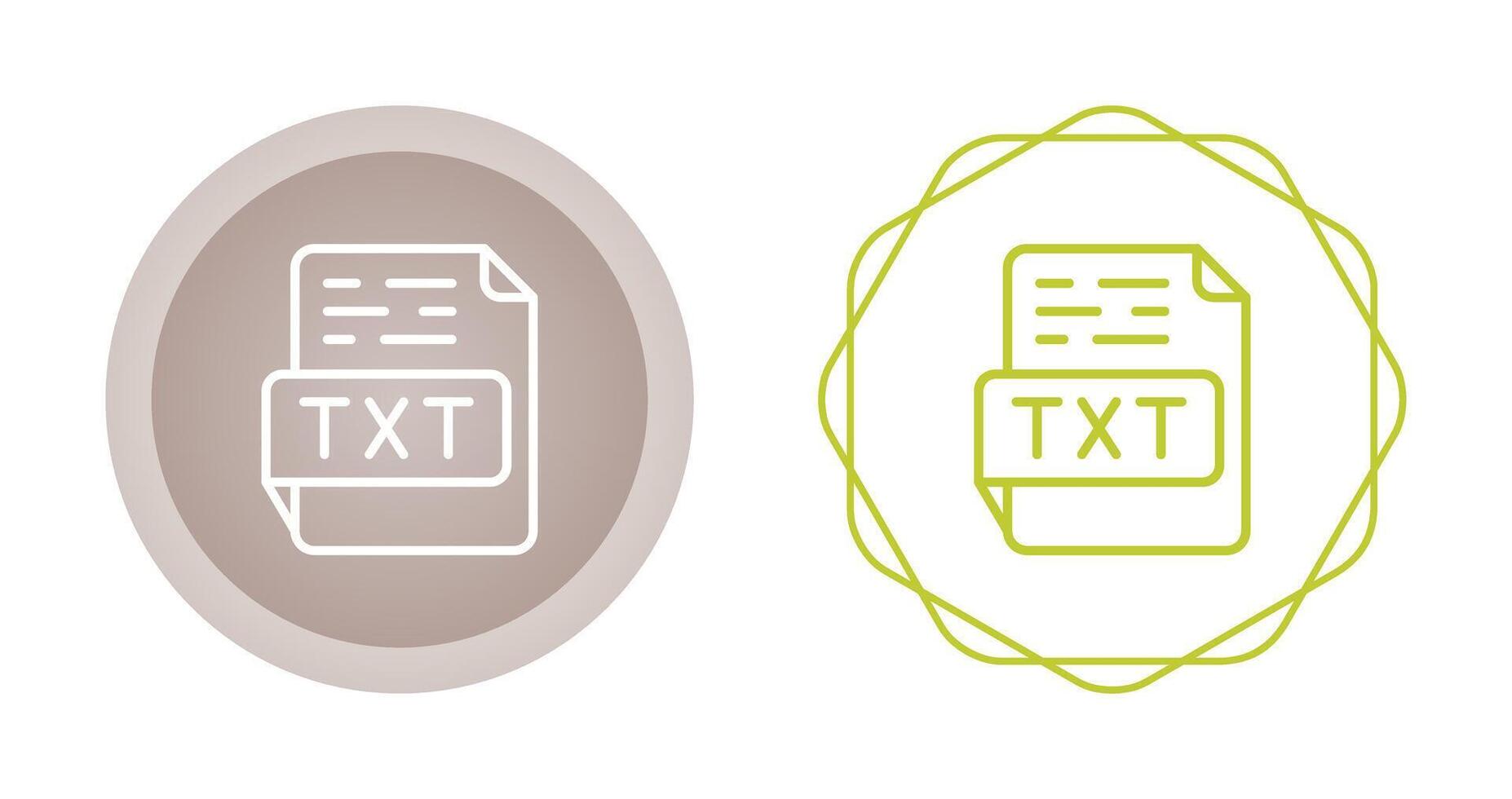 TXT Vector Icon