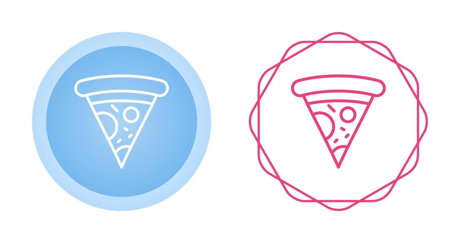 icono de vector de pizza