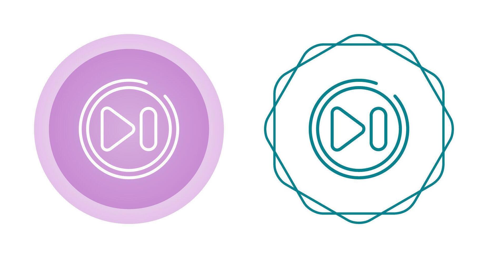 Next Track Button Vector Icon