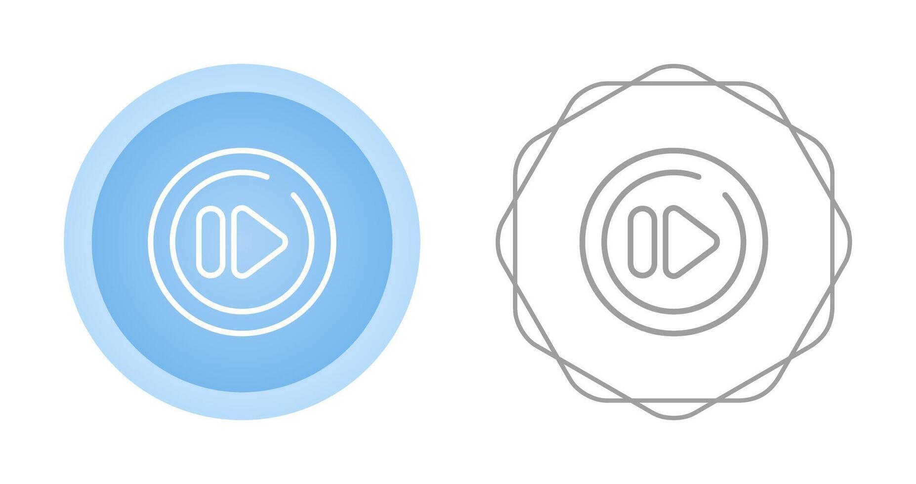 siguiente pista circulo vector icono