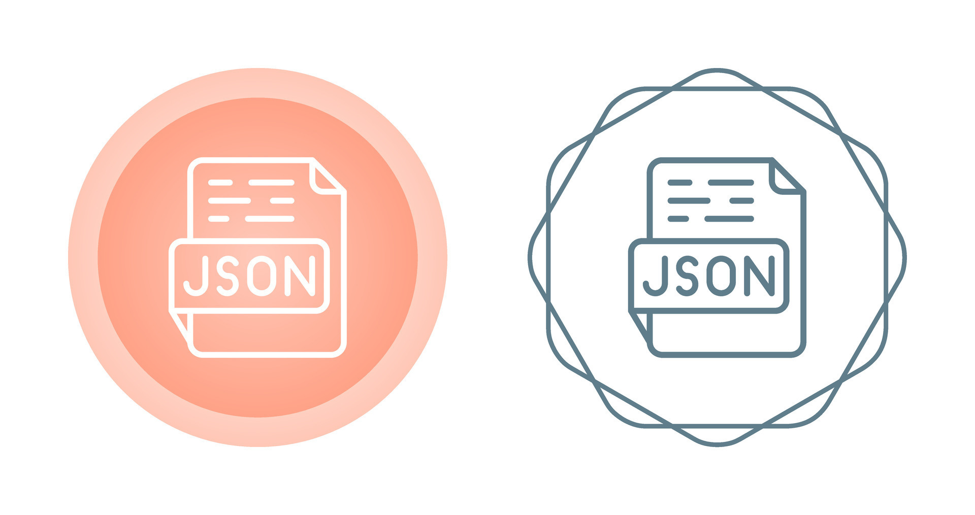 JSON Vector Icon 39969879 Vector Art at Vecteezy