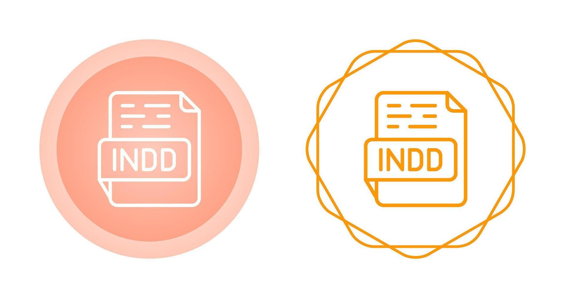 INDD Vector Icon