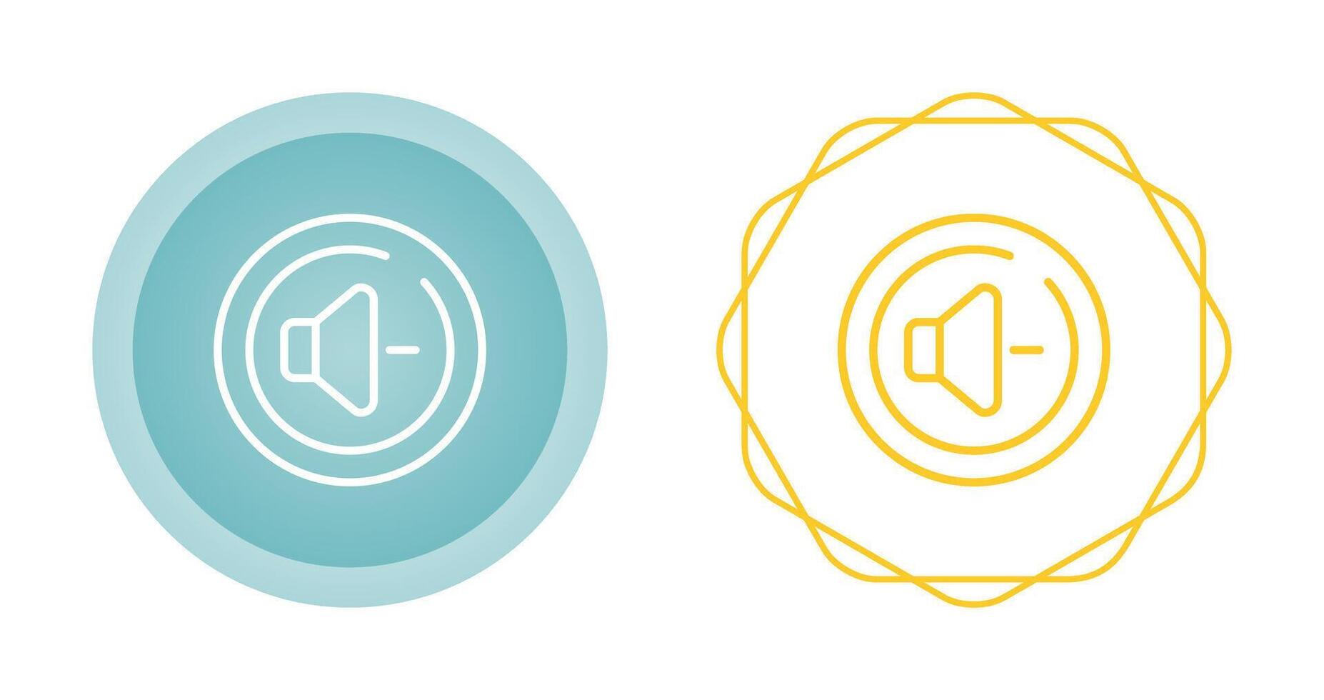 Volume Down Circle Vector Icon