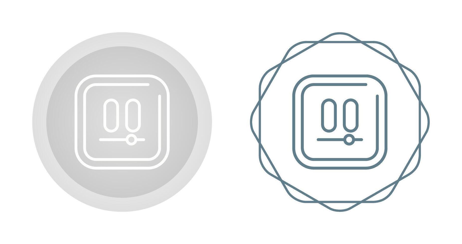 Video Pause Square Vector Icon
