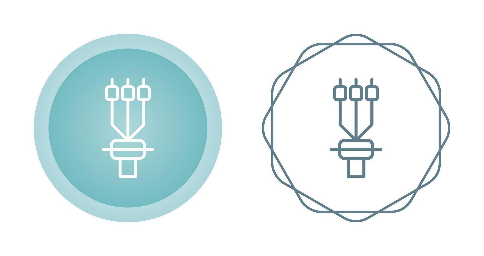 Cable Termination Sleeve Vector Icon
