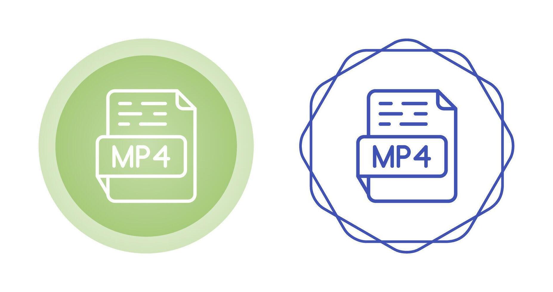 MP4 Vector Icon