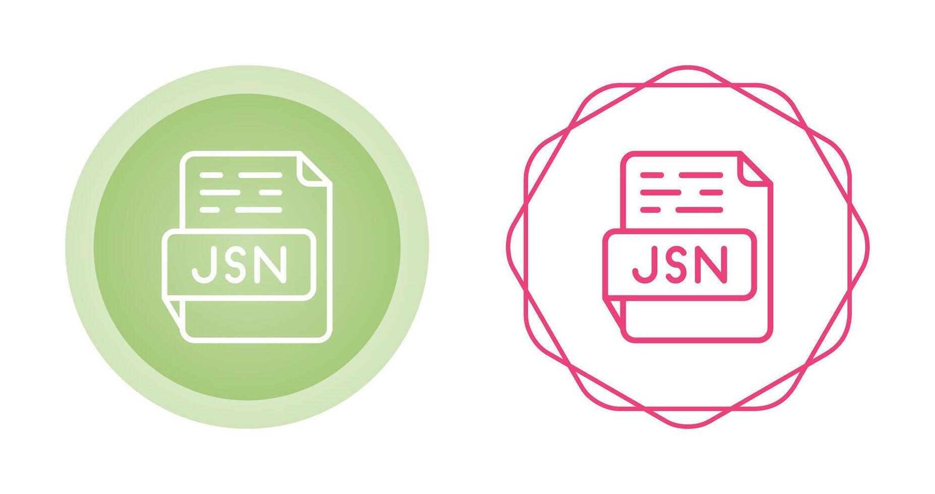 JSON Vector Icon