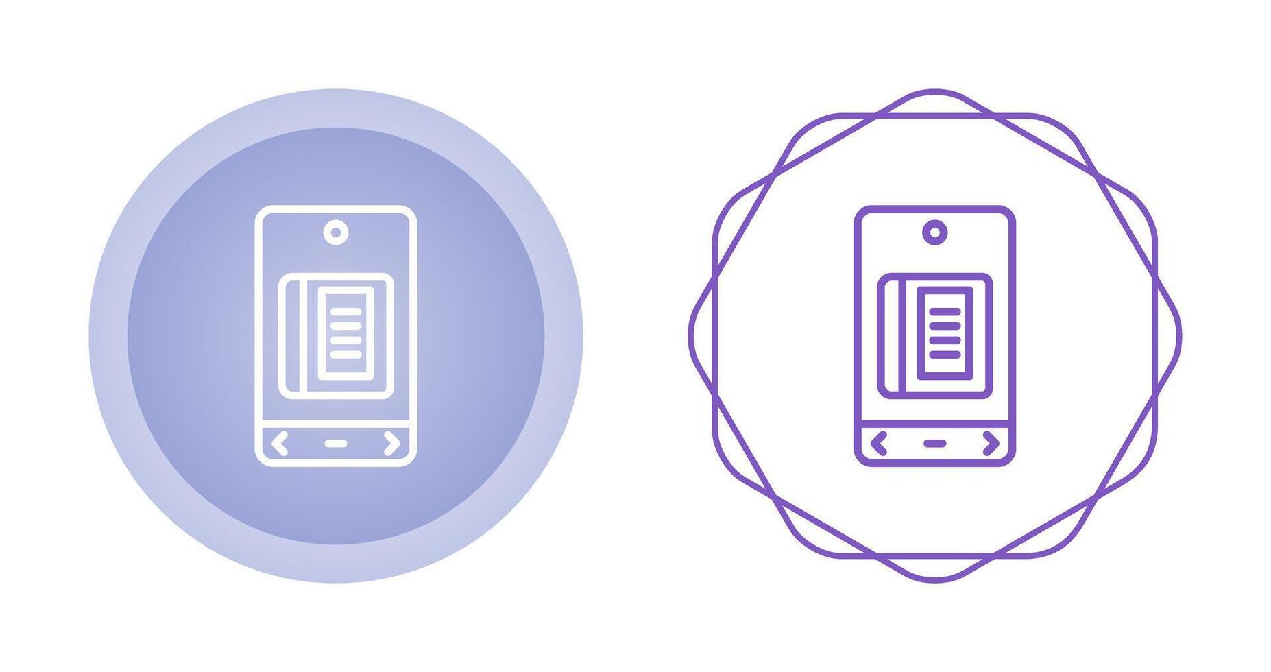 E Book Vector Icon