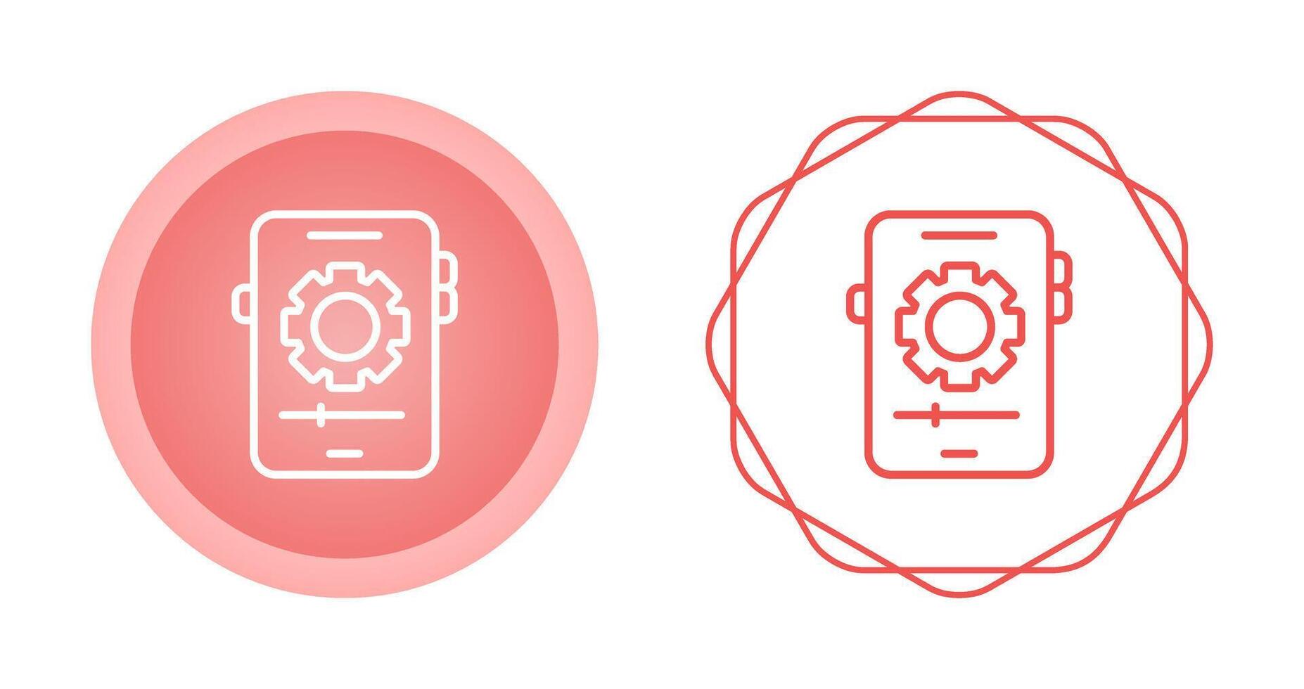 Smartphone Settings Vector Icon