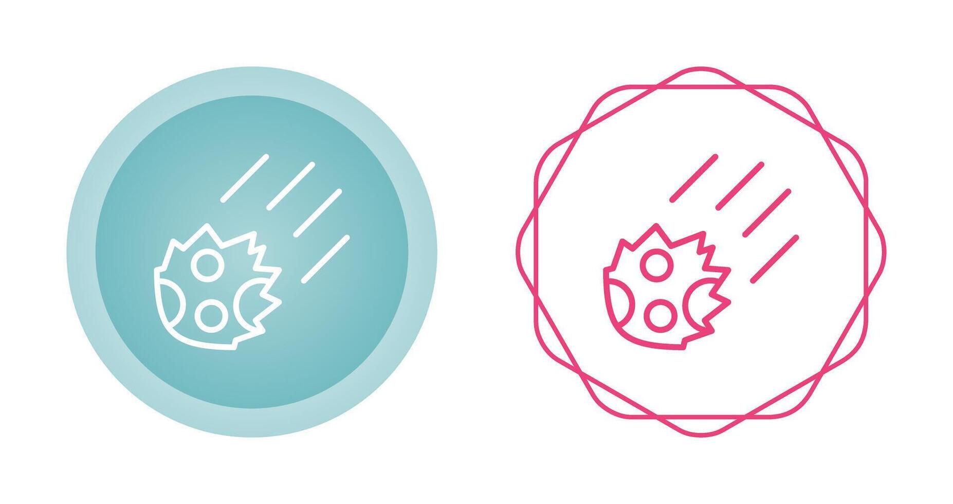 Meteor Vector Icon