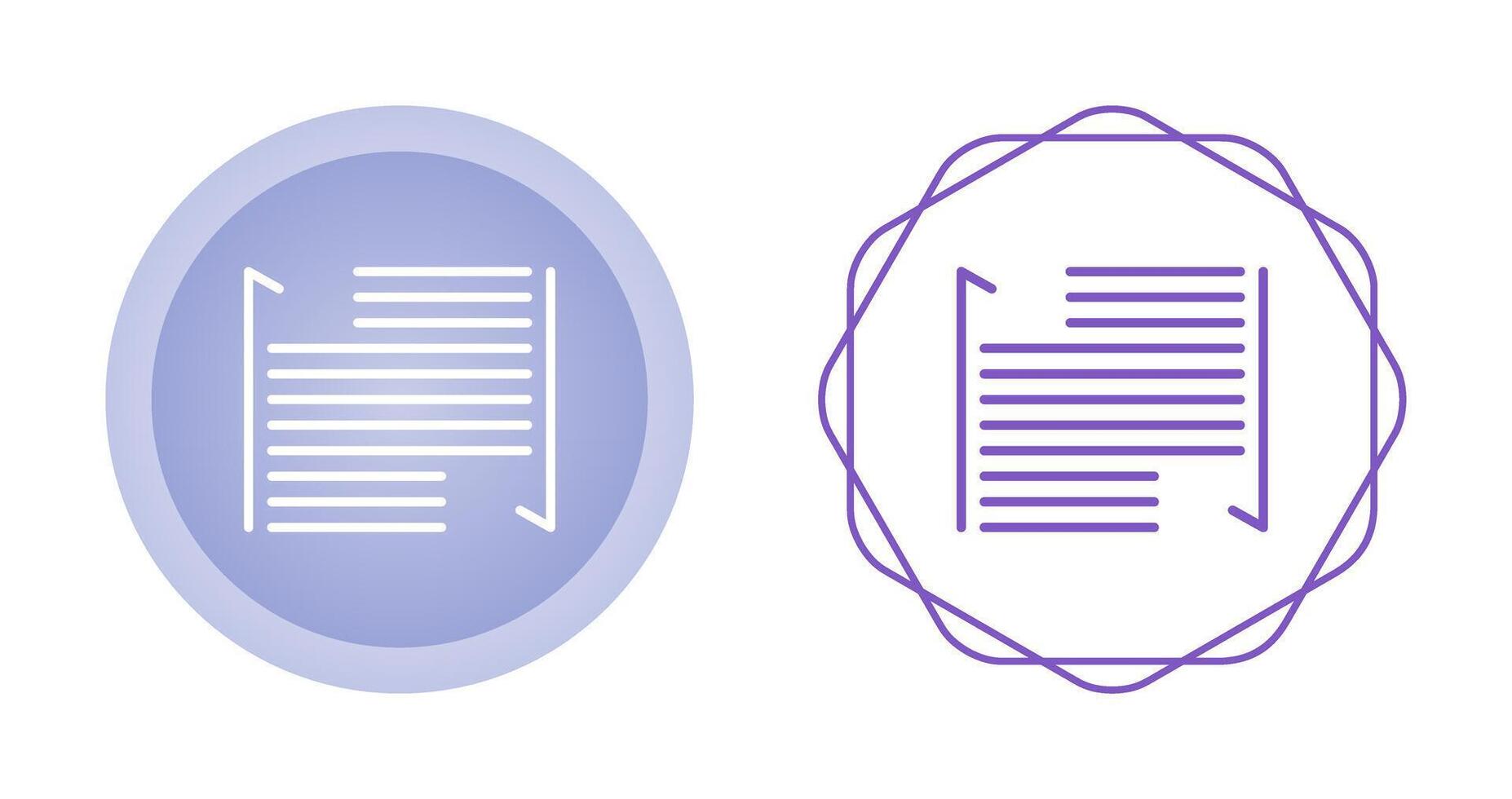 Indent Vector Icon